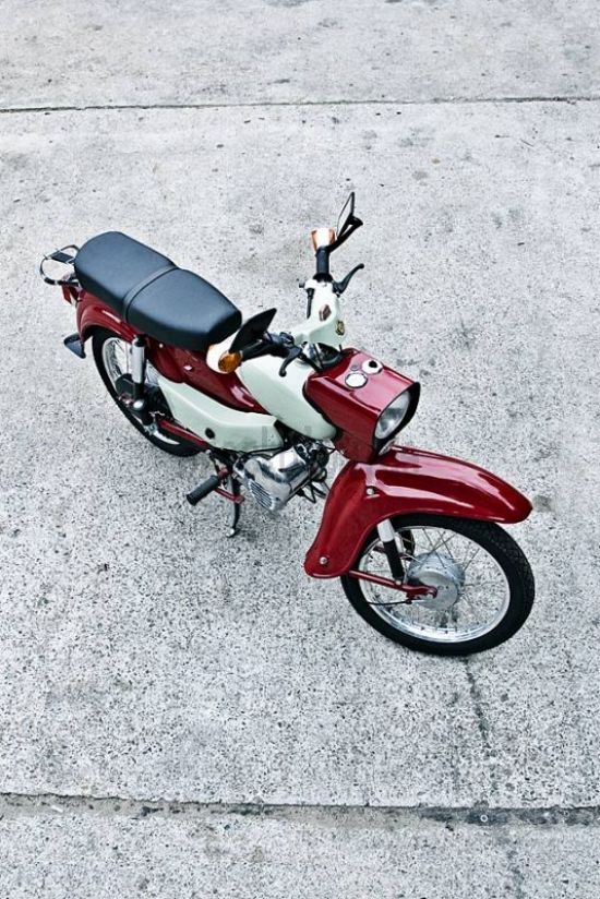 Luftpumpe mit Schlauch chrom für Moped und Motorrad Länge ca. 35 cm E