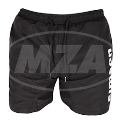 Shorts de baño, color: negro, talla: M - motivo: "SIMSON"